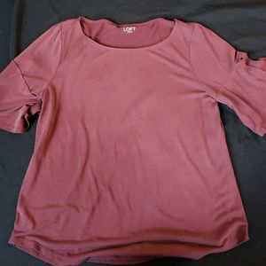 Loft Blouse split sleeve